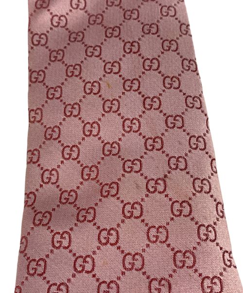 GUCCI（グッチ）GUCCI (グッチ) ネクタイ ピンク サイズ:サイズ詳細参照の古着・服飾アイテム