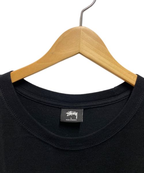 stussy（ステューシー）stussy (ステューシー) Stand Firm T-shirt ブラック サイズ:Lの古着・服飾アイテム