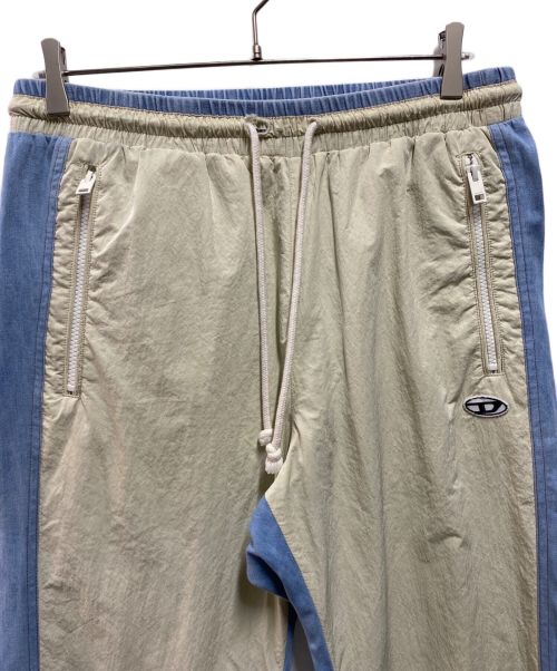 DIESEL（ディーゼル）DIESEL (ディーゼル) P-BRIGHT切替ジョガーパンツ インディゴ サイズ:SIZE48の古着・服飾アイテム
