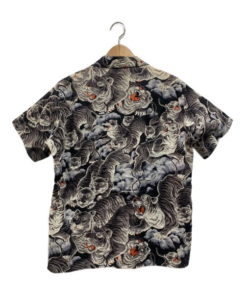 JELADO（ジェラード）JELADO (ジェラード) タイガー総柄アロハシャツ ブラック サイズ:Sの古着・服飾アイテム
