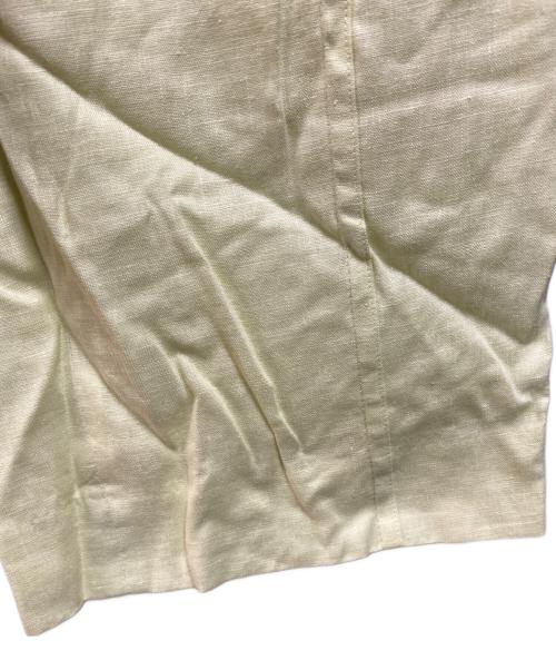 ebure（エブール）ebure (エブール) リネンワイドパンツ グリーン サイズ:38の古着・服飾アイテム