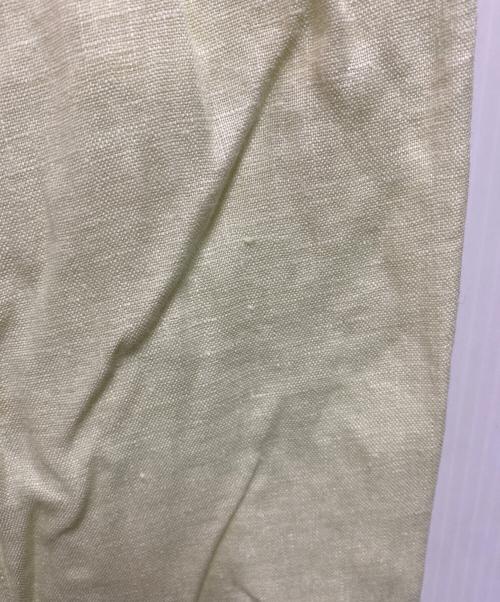 ebure（エブール）ebure (エブール) リネンワイドパンツ グリーン サイズ:38の古着・服飾アイテム