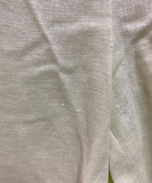 ebure（エブール）ebure (エブール) リネンワイドパンツ グリーン サイズ:38の古着・服飾アイテム