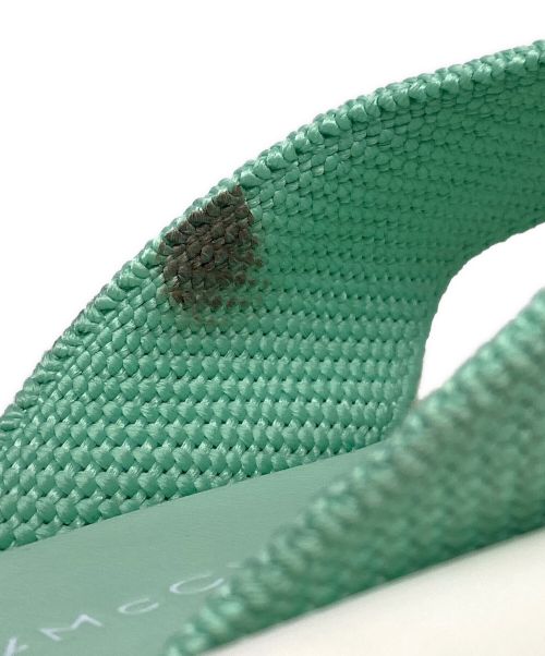 STELLA McCARTNEY（ステラマッカートニー）STELLA McCARTNEY (ステラマッカートニー) AIR SLIDE FLIP FLOP グリーン サイズ:38の古着・服飾アイテム