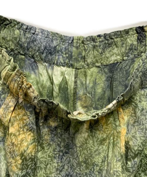South2 West8（サウスツー ウエストエイト）South2 West8 (サウスツー ウエストエイト) Army String Pant - Uneven dye グリーン サイズ:Sの古着・服飾アイテム