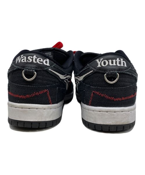 NIKE（ナイキ）NIKE (ナイキ) WASTED YOUTH (ウエステッド ユース) DUNK LOW PRO QS 4 ブラック サイズ:27.5の古着・服飾アイテム