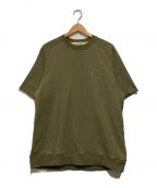 NEW BALANCE×tokyo design studioニューバランス×トウキョウデザインスタジオ）の古着「フレンチテリー ショートスリーブ クルーネック」｜オリーブ