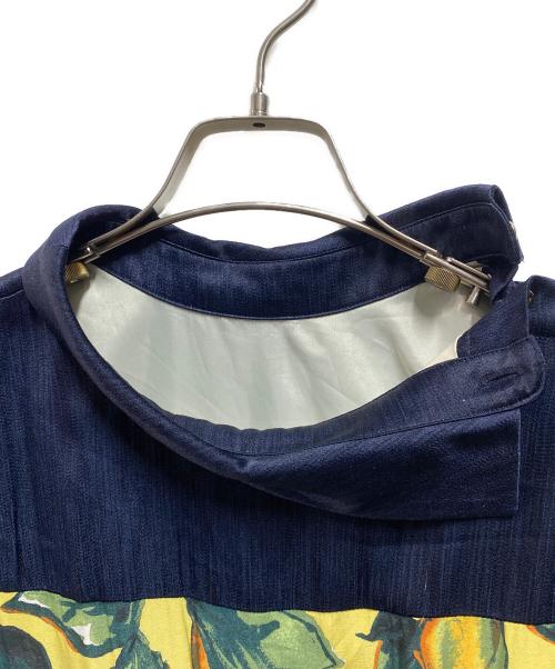 LOVELESS（ラブレス）LOVELESS (ラブレス) ノースリーブワンピース イエロー×ネイビー サイズ:XSの古着・服飾アイテム