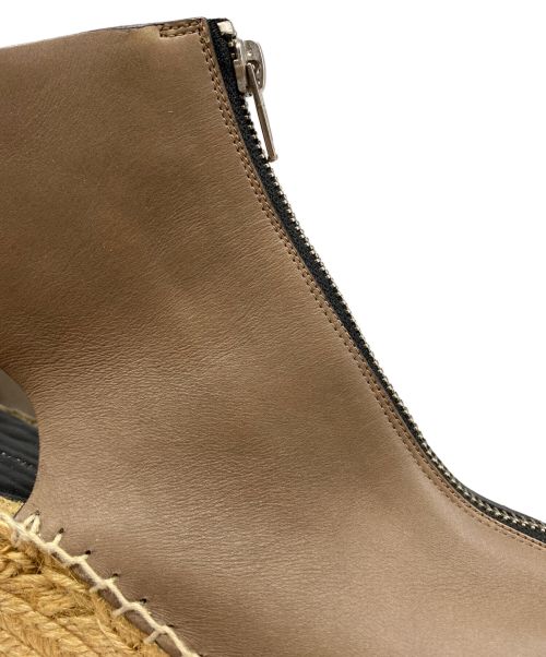 CELINE（セリーヌ）CELINE (セリーヌ) センタージップウェッジソールサンダル ベージュ サイズ:36の古着・服飾アイテム