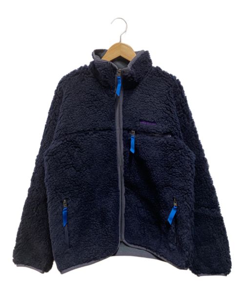 Patagonia（パタゴニア）Patagonia (パタゴニア) Natural Blend Retro Cardigan ネイビー サイズ:Sの古着・服飾アイテム