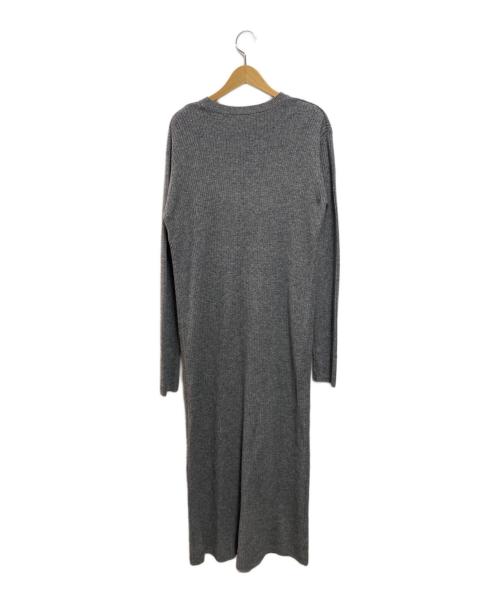 Spick and Span（スピック＆スパン）Spick and Span (スピックアンドスパン) リブニットワンピース グレー サイズ:FREEの古着・服飾アイテム