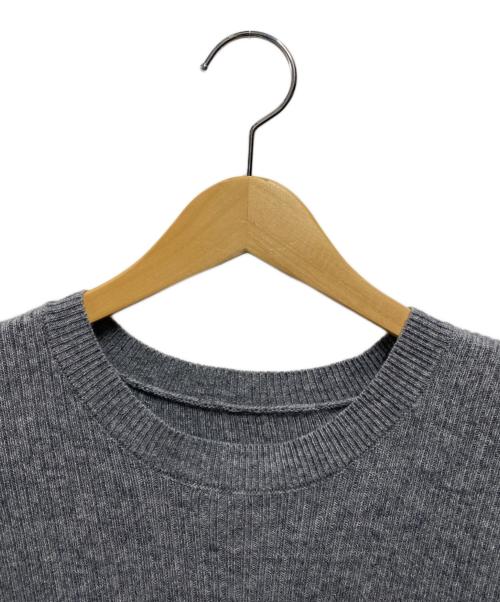 Spick and Span（スピック＆スパン）Spick and Span (スピックアンドスパン) リブニットワンピース グレー サイズ:FREEの古着・服飾アイテム