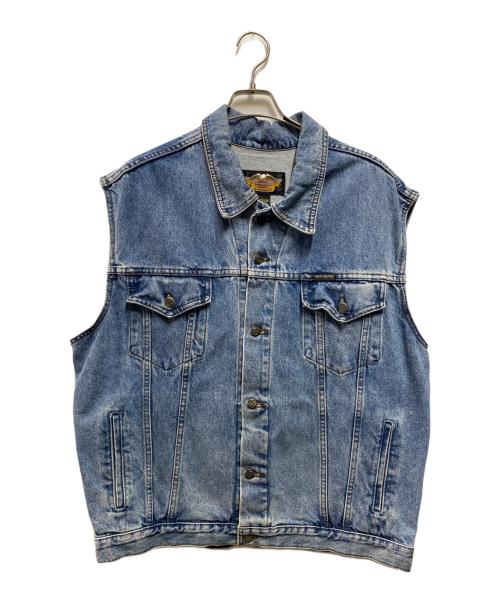 HARLEY-DAVIDSON（ハーレーダビッドソン）HARLEY-DAVIDSON (ハーレーダビッドソン) デニムベスト インディゴ サイズ:Lの古着・服飾アイテム