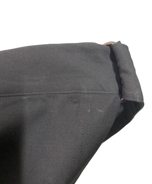 Ujoh（ウジョー）Ujoh (ウジョー) ウールギャバジンラップスカート ブラック サイズ:SIZE3の古着・服飾アイテム