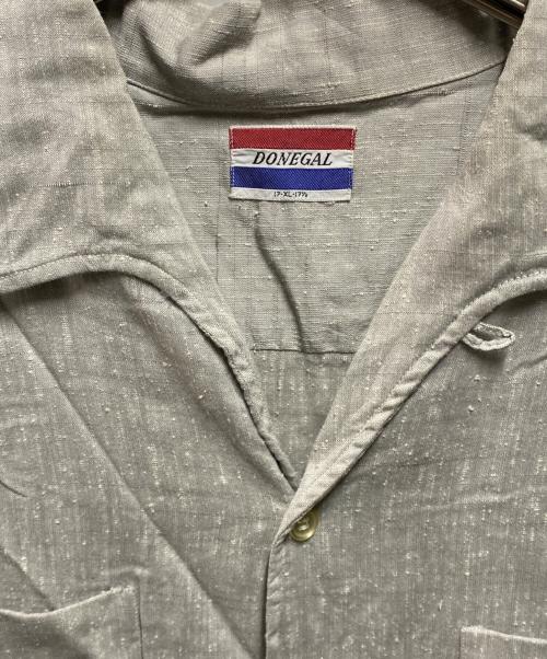 Donegal（ドネガル）Donegal (ドネガル) 60sオープンカラーシャツ グレー サイズ:XLの古着・服飾アイテム