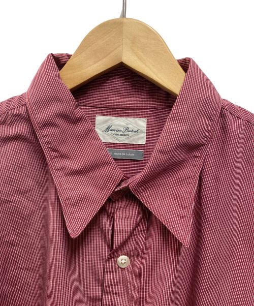 Marvine Pontiak Shirt Makers（マーヴィンポンティアックシャツメイカーズ）Marvine Pontiak Shirt Makers (マーヴィンポンティアックシャツメイカーズ) Regular Collar 3 Button SH レッド サイズ:One sizeの古着・服飾アイテム