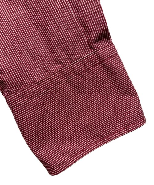 Marvine Pontiak Shirt Makers（マーヴィンポンティアックシャツメイカーズ）Marvine Pontiak Shirt Makers (マーヴィンポンティアックシャツメイカーズ) Regular Collar 3 Button SH レッド サイズ:One sizeの古着・服飾アイテム