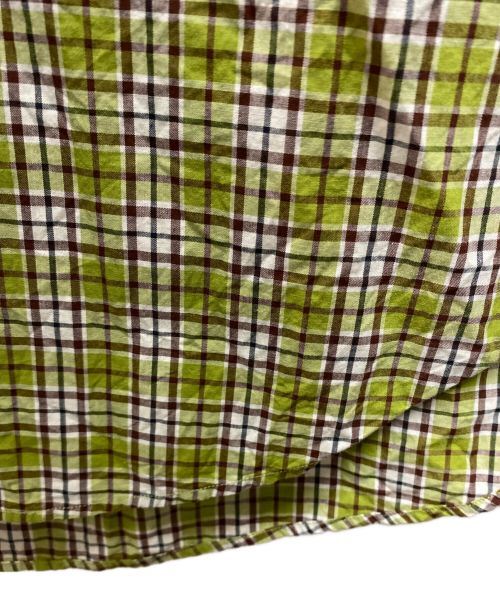 Marvine Pontiak Shirt Makers（マーヴィンポンティアックシャツメイカーズ）Marvine Pontiak Shirt Makers (マーヴィンポンティアックシャツメイカーズ) チェック柄ボタンダウンシャツ グリーン サイズ:ONE SIZEの古着・服飾アイテム