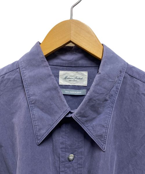 Marvine Pontiak Shirt Makers（マーヴィンポンティアックシャツメイカーズ）Marvine Pontiak Shirt Makers (マーヴィンポンティアックシャツメイカーズ) Regular Collar 3 Button SH ネイビー サイズ:サイズ詳細参照の古着・服飾アイテム