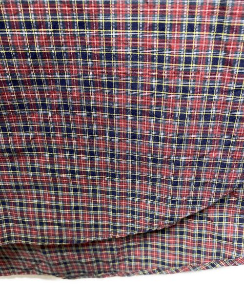 Marvine Pontiak Shirt Makers（マーヴィンポンティアックシャツメイカーズ）Marvine Pontiak Shirt Makers (マーヴィンポンティアックシャツメイカーズ) チェック柄ボタンダウンシャツ レッド サイズ:ONE SIZEの古着・服飾アイテム