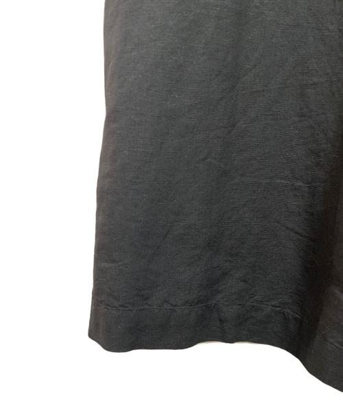 DANTON（ダントン）DANTON (ダントン) コットンリネン スリーブレスシャツ ブラック サイズ:36の古着・服飾アイテム