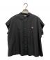 DANTON（ダントン）の古着「コットンリネン スリーブレスシャツ」｜ブラック