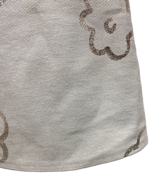 POPPY（ポピー）POPPY (ポピー) SILVER FLOWER DENIM TUNIC スカイブルー サイズ:FREEの古着・服飾アイテム