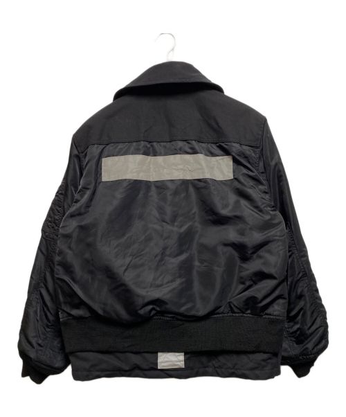 AVIREX（アヴィレックス）AVIREX (アヴィレックス) CWU TYPE FIREMAN JACKET ブラック サイズ:Lの古着・服飾アイテム