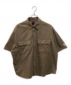 RUSSELL ATHLETIC×JOURNAL STANDARD relumeラッセルアスレチック×ジャーナルスタンダード レリューム）の古着「別注 DRI-POWER ワイドシャツ」｜ブラウン