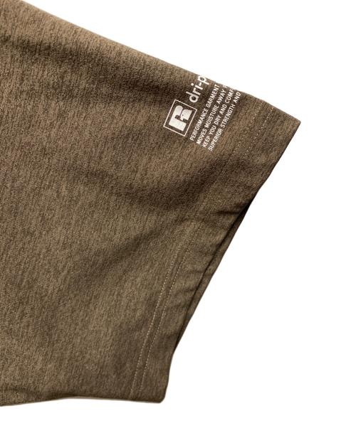 RUSSELL ATHLETIC（ラッセルアスレチック）RUSSELL ATHLETIC (ラッセルアスレチック) JOURNAL STANDARD relume (ジャーナルスタンダード レリューム) 別注 DRI-POWER ワイドシャツ ブラウン サイズ:Lの古着・服飾アイテム