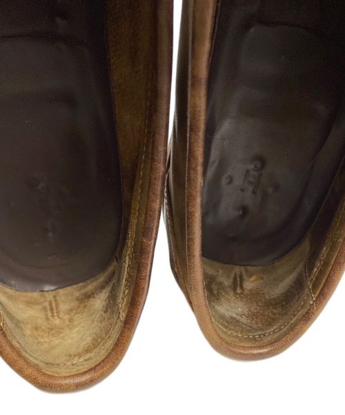 HENDER SCHEME（エンダースキーマ）HENDER SCHEME (エンダースキーマ) レザーローファー ブラウン サイズ:サイズ詳細参照の古着・服飾アイテム