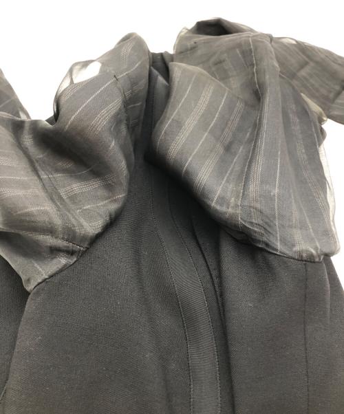 Maison Margiela（メゾンマルジェラ）Maison Margiela (メゾンマルジェラ) 切替テーラードジャケット ブラック サイズ:Mの古着・服飾アイテム