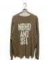 NEIGHBORHOOD (ネイバーフッド) WIND AND SEA (ウィンダンシー) ロゴプリントL/S Tee ブラウン サイズ:XL：6000円
