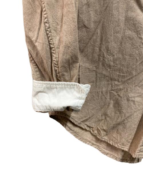 stussy（ステューシー）stussy (ステューシー) 00'sロングスリーブシャツ ブラウン サイズ:Ⅼの古着・服飾アイテム