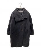 Acne studiosアクネ ストゥディオズ）の古着「ファネルネックウールコート」｜ブラック