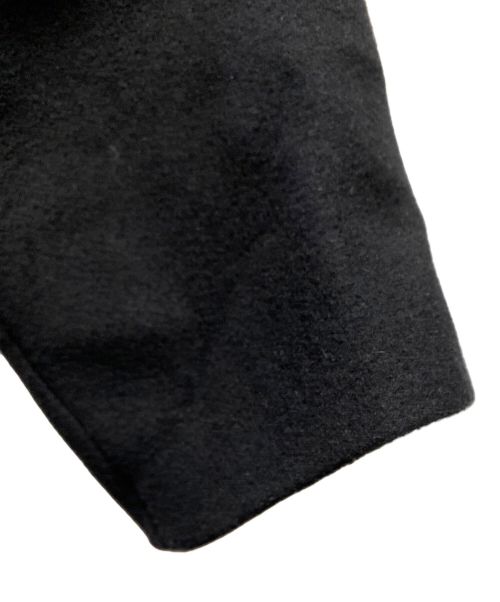 Acne studios（アクネ ストゥディオズ）Acne studios (アクネ ストゥディオス) ファネルネックウールコート ブラック サイズ:32の古着・服飾アイテム