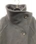 中古・古着 Acne studios (アクネ ストゥディオス) ファネルネックウールコート ブラック サイズ:32：30000円