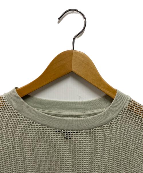 stussy（ステューシー）stussy (ステューシー) Cotton Mesh  crew グリーン サイズ:Ｓの古着・服飾アイテム