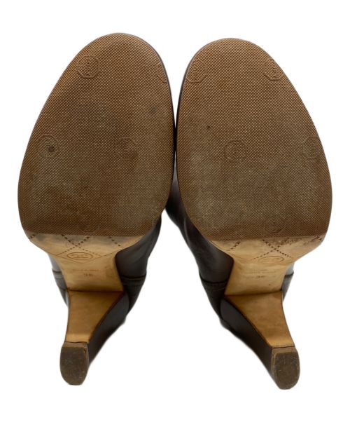 CHANEL（シャネル）CHANEL (シャネル) ロングブーツ ブラウン サイズ:36の古着・服飾アイテム