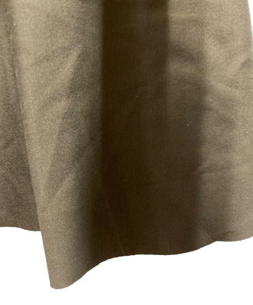 Ameri（アメリ）Ameri (アメリ) PENTAGON NECK FOLD HEM DRESS オリーブ サイズ:S 未使用品の古着・服飾アイテム