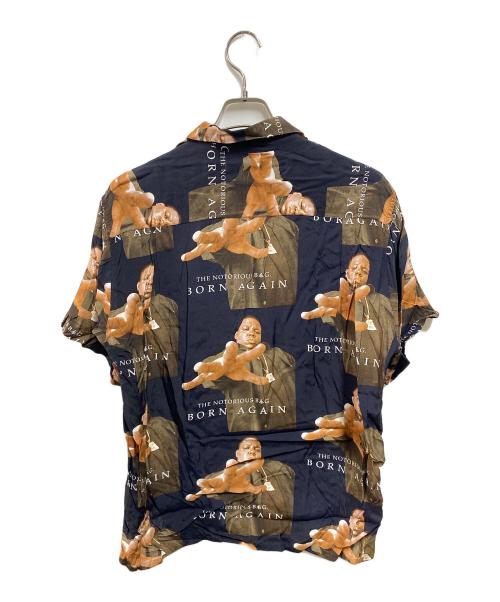 WACKO MARIA（ワコマリア）WACKO MARIA (ワコマリア) The Notorious B.I.G (ノトーリアス) アロハシャツ ブラック サイズ:Mの古着・服飾アイテム