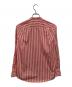 CABAN (キャバン) THOMAS MASON (トーマスメイソン) ストライプバンドカラーシャツ レッド サイズ:Ｓ：6000円