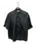 sans limite（サンリミット）の古着「ブロードボックス小開襟五分袖シャツ」｜ブラック