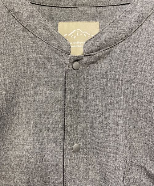 ATELIER BLUE BOTTLE（アトリエ ブルー ボトル）ATELIER BLUE BOTTLE (アトリエ ブルー ボトル) ハイカーズシャツ グレー サイズ:Lの古着・服飾アイテム