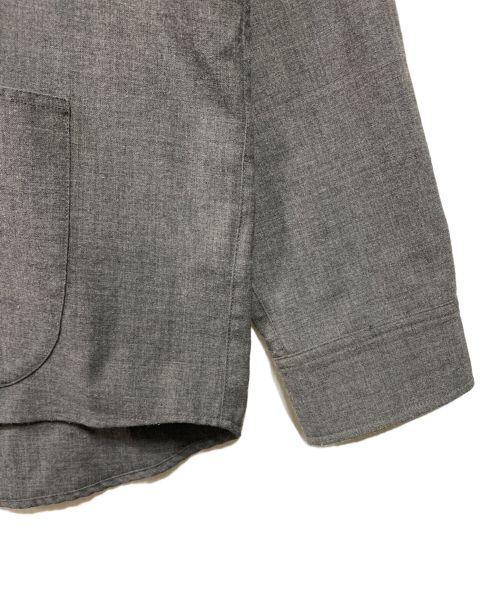 ATELIER BLUE BOTTLE（アトリエ ブルー ボトル）ATELIER BLUE BOTTLE (アトリエ ブルー ボトル) ハイカーズシャツ グレー サイズ:Lの古着・服飾アイテム