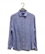 POLO RALPH LAURENポロ・ラルフローレン）の古着「リネンシャツ」｜ブルー