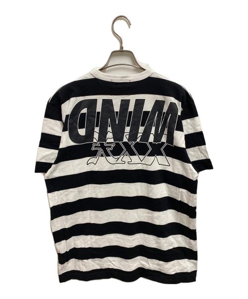 GOD SELECTION XXX（ゴッドセレクショントリプルエックス）GOD SELECTION XXX (ゴッドセレクショントリプルエックス) WIND AND SEA (ウィンダンシー) プリントTシャツ ブラック サイズ:Lの古着・服飾アイテム