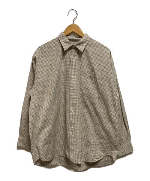 SUMARI（シュマリ）SUMARI (シュマリ) チェックシャツ ベージュ サイズ:1の古着・服飾アイテム