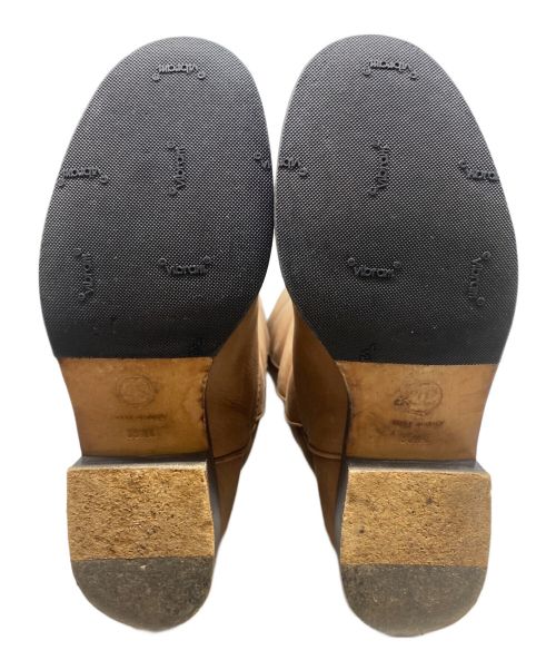 CHANEL（シャネル）CHANEL (シャネル) ココマークステッチレザーロングブーツ ブラウン サイズ:35の古着・服飾アイテム