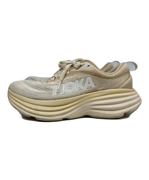HOKAONEONE（ホカオネオネ）HOKAONEONE (ホカオネオネ) W BONDI 8 ベージュ サイズ:23ｃｍの古着・服飾アイテム